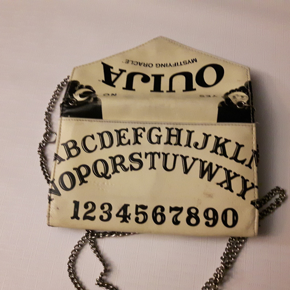 Ouija Mystifying Oracle Crossbody Bag - Black and Cream - Picture 3 of 6